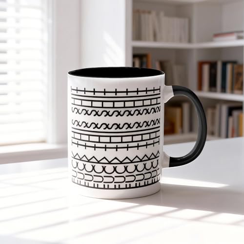 Wxeadu Funny Mugs with Hidden Message Mug Rude Mugs for Adults Humorous Novelty Ceramic Cup for Coffee & Tea Lovers Office Workers Friends Unique Gift Idea 350ml (Style-2)
