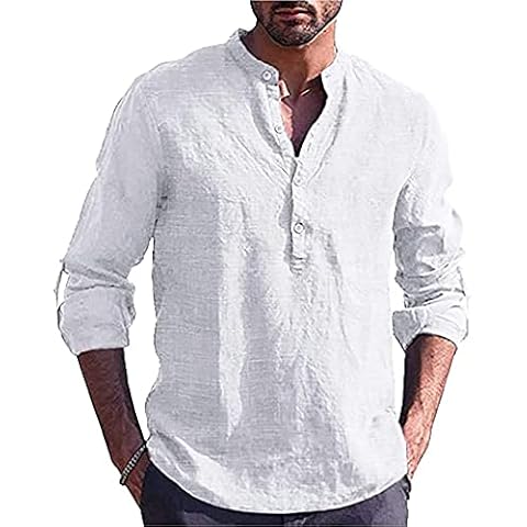 YAOBAOLE Chemise en Lin Homme Cover