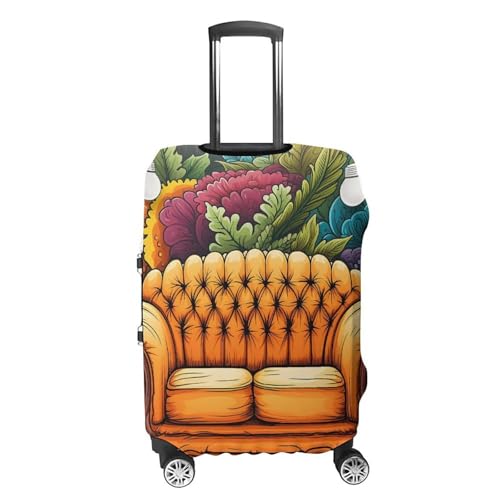 Travel Wheeled Suitcase Sleeve Dustproof Anti-scratch Couch Luggage Case Protective Cover For 19-32 Inch Luggage4