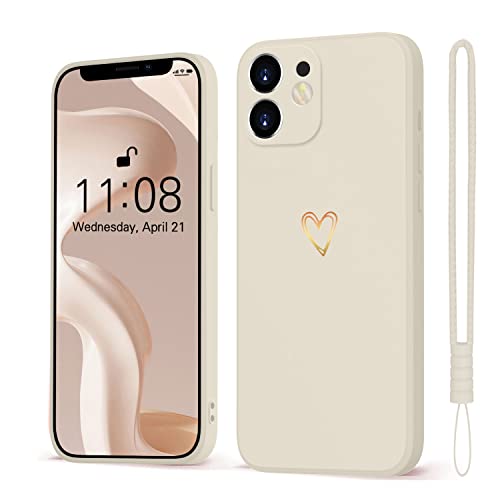 Mitetabo für Handyhülle iPhone 11,iPhone 11 Hülle Gold Liebesherz...