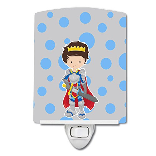 Lámpara de mesa de noche de cerámica niño caballero 6x4x3