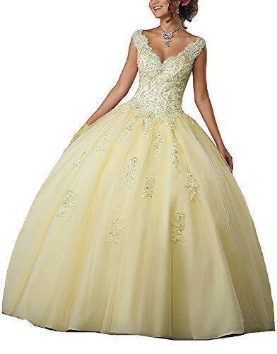 Image of QXMYOO Ball Gown Quinceanera Dresses Sweet 16 Prom Party Princess Dress for Teens