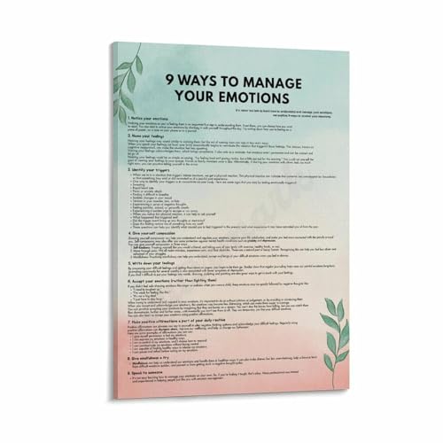 9 Ways to Manage Your Emotions Poster How to Understand