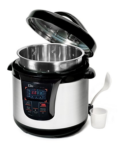 Maxi-Matic Epc-808Ss Elite Platinum 8Qt. Electric Stainless Steel Pressure, 15.7 X 16.4 X 15.8 Inches, Black #TOP25