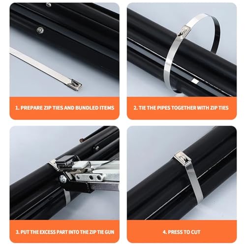 Collier de serrage en acier inoxydable de qualité marine robuste - 8