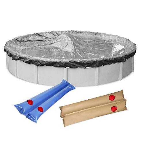 Cobertura de inverno para piscina de 7,8 pés Tubo de água duplo embutido, Tubo de água duplo para co