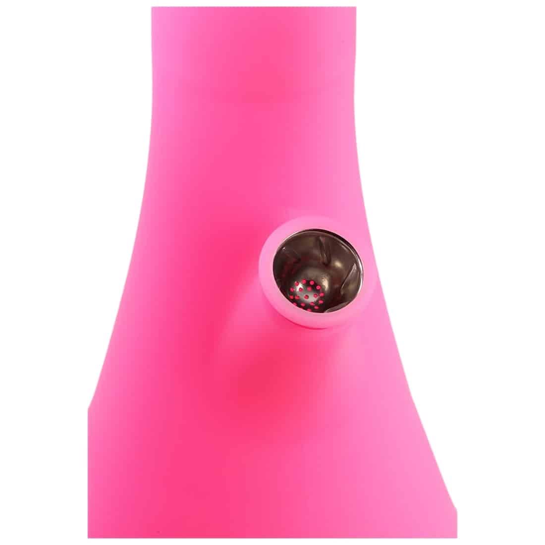 PieceMaker Percolator Bong 55 cm Neon-Pink Silikonbong NS 14/19 Mushroom-Perkolator Lebensmittelechtem Silikon Ø 160/66mm