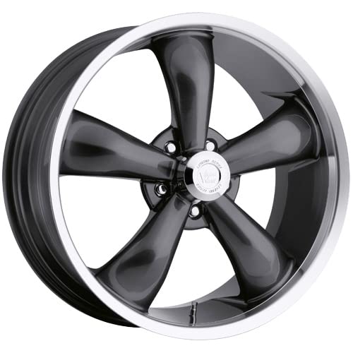 Vision Legend 5 141 Series Gun Metal Machined Lip Wheel (15x7\"/5x4.5\")