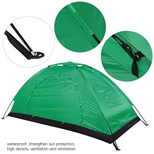 Carpa impermeable ligera para una persona, camping, pesca, senderismo miniatura 7