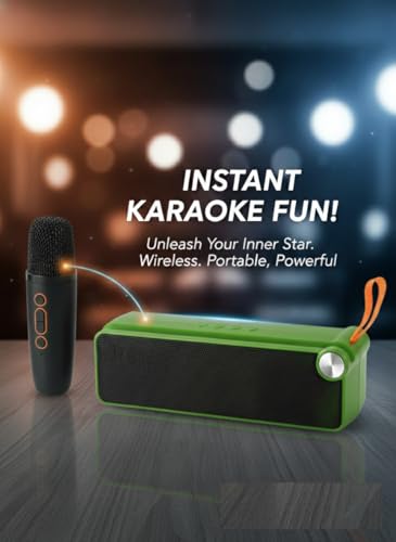 Image of PerfX Dynamic Sound & High Bass Trending Wireless Karaoke Speaker with Mic& Light TWS 8 W Bluetooth Speaker