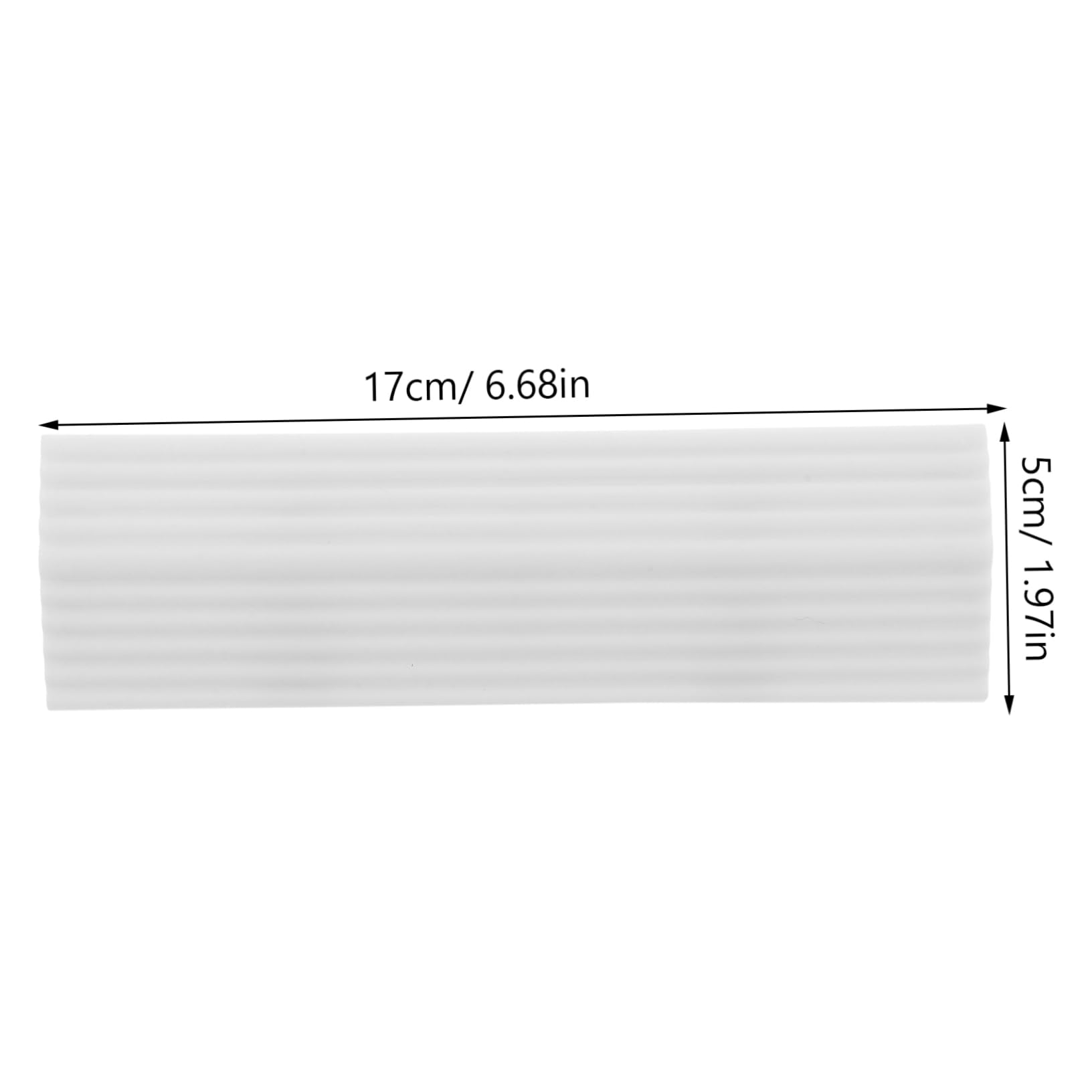FRCOLOR Gumowe Maty Podjazdowe Do Robota Zamiatającego Home Office Threshold Ramp Angled Step Climbing Pad White