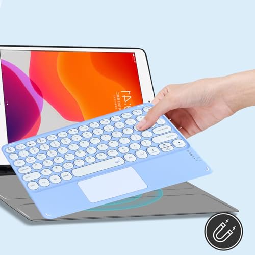 Teclado Bluetooth con panel táctil integrado y batería recargable para tablet Android e iOS 7
