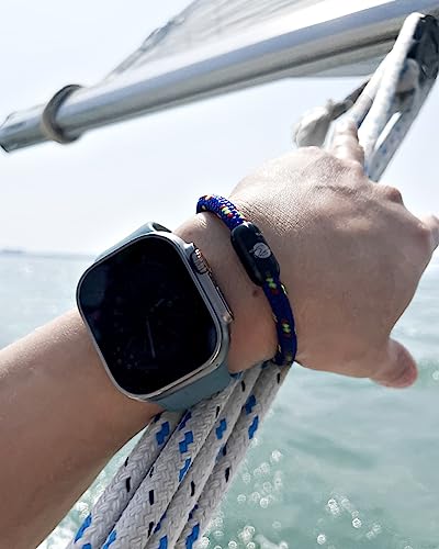 Pulsera artesanal de cuerda náutica trenzada unisex miniatura 6