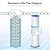 20 Micron Pleated Polyester Sediment Water Filter & 5 Micron CTO Carbon Block Water Filter 10"x2.5", Whole House Pre-Filter Universal Replacement Filter