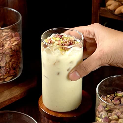 Image of PrimeWorld 270ml Set of 12 pcs Water Juice Colddrink Mojito Cocktail Iced Tea Glasses for Drinking Milkshake Soda Lassi Cold Coffee Smoothies Soft Drink Any Drink Whiskey Drink Juice Mocktail Beer