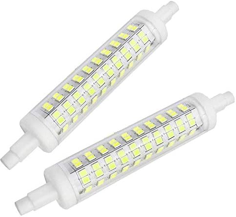 R7s LED Bulb 118mm 110V 10W J Type T3 Double Ended Halogen Bulbs 100 Watt Replacement (Pack of 2 bulbs, Daylight 6000K)