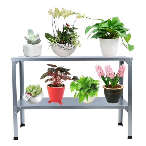 Banc de rempotage en métal 120 kg de charge fer galvanisé table LHT - 2