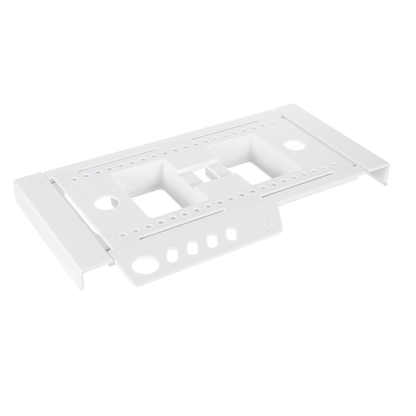 Zerodeko Soporte blanco para plantas de acuario, soporte telescópico para