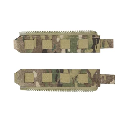 Kit de Fermeture Éclair Molle pour Panneau Dorsal Tactique, Sangle de Fermeture Éclair Molle avec Système D'extension de Chargement, Compatible avec Les CPC JPC AVS(CP)