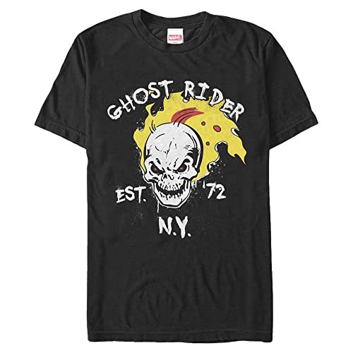 Marvel t-shirt homme noir 4XL en coton pour vêtement coupe ample confortable