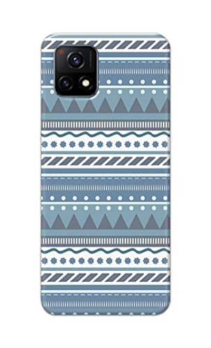 Image of Printed Hard Back Cover Case for Vivo Y52s | Vivo Y72 5G | Vivo Y31s 5G | Vivo Y52s t1 Back Cover (Seamless Geometric Tribal Pattern) -1803