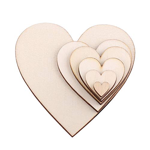 Akozon Cuori in Legno Artigianato in Legno con