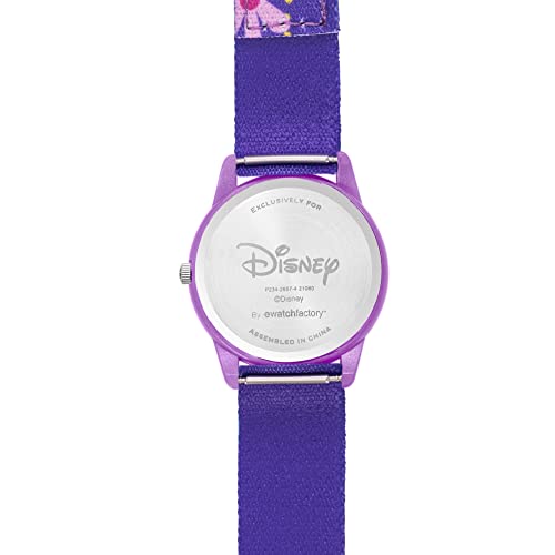Disney Minnie Mouse Kids' Bezel Stainless Steel Time Teacher Analog Nylon Strap Watch3