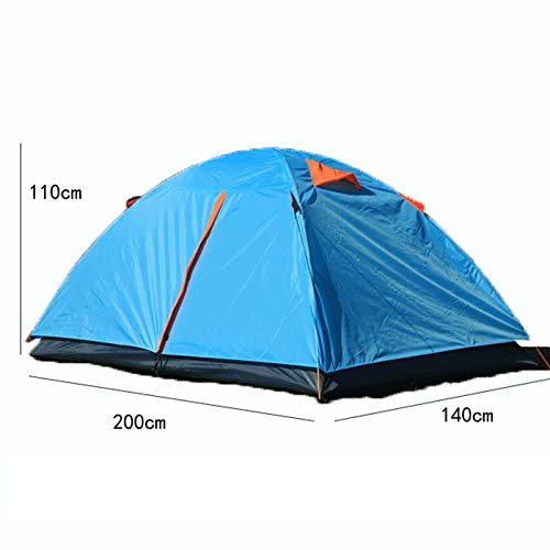 Tente de camping facile à monter double couche anti condensation 2 personnes