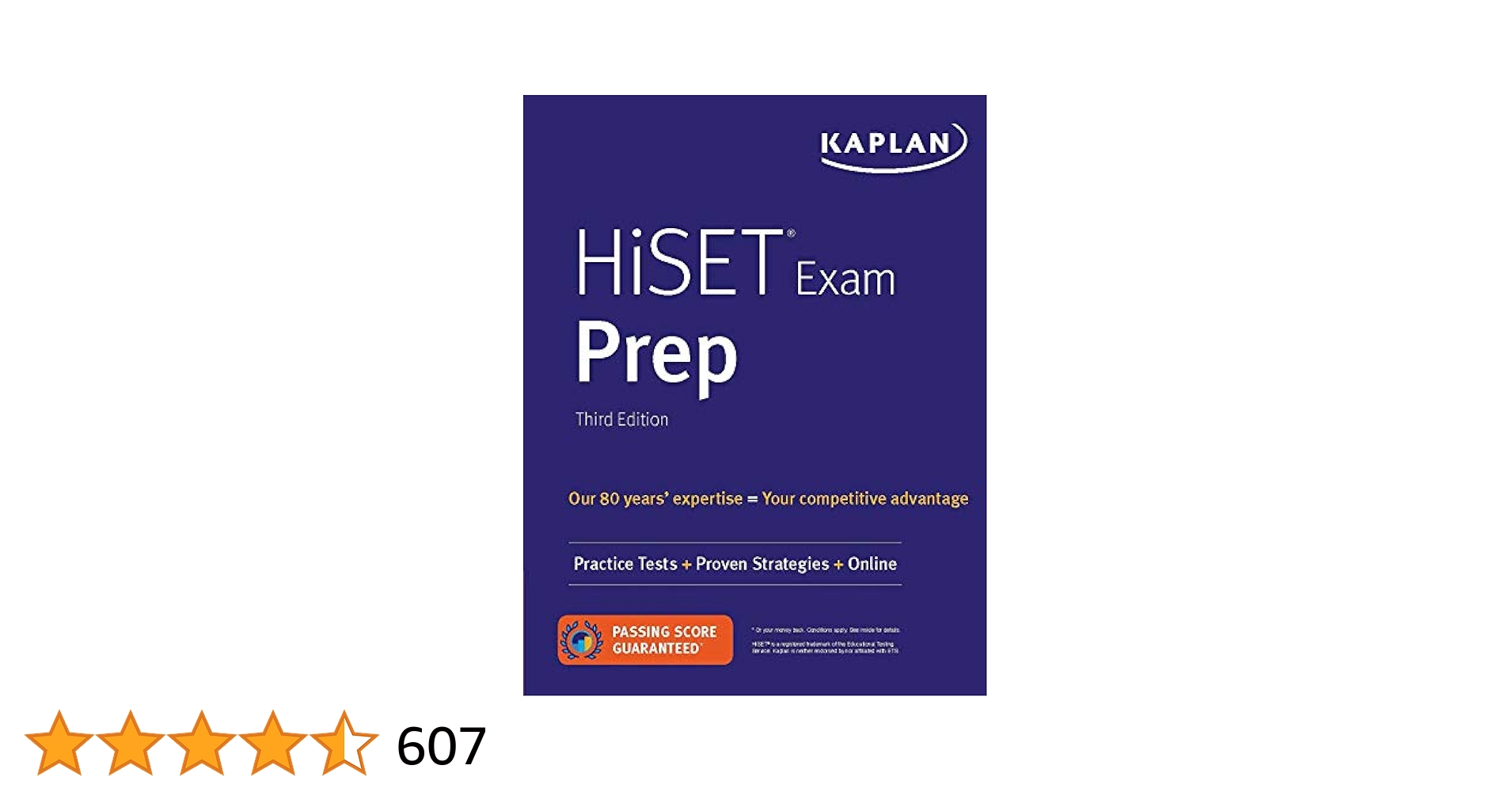 HiSET Exam Prep: Practice Tests + Proven Strategies + Online (Kaplan Test Prep): Kaplan Test Prep: 9781506248974: Amazon.com: Books hiset-exam-prep-practice-tests-proven-strategies-online-kaplan-test-prep-kaplan-test-prep-9781506248974-amazon-com-books