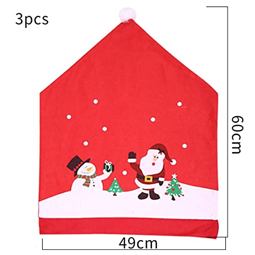 ZHUYAO 4 x Coprisedia Natalizi Forma Babbo Natale