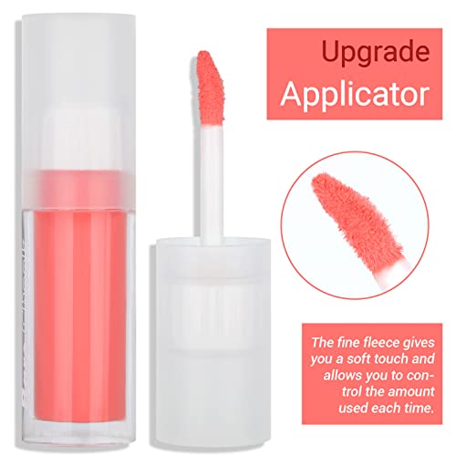 Liquid Blush For Cheeks Pink Blush Peach Apricot Makeup Korean Blush Cream Breathable Feel Liquid Blush Lightweight Long Lasting Blush Natural Look Face Blush #TOP6