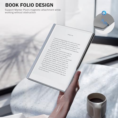 Image of MoKo Case for Remarkable 2 Tablet 10.3 inch with Pen Holder, Denim Gray