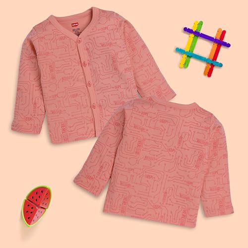 Image of LuvLap Unisex Cotton Regular Fit Jhabla Shirt