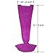 KALRI Warm and Soft Kids Knitted Mermaid Blanket Handmade Sleeping Bag