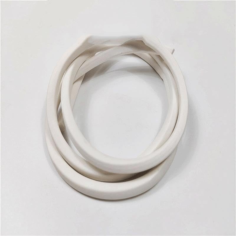 Strisce sigillanti in Schiuma di Gomma siliconica rettangolari da 1 m quadrate(White 20mmX25mm)