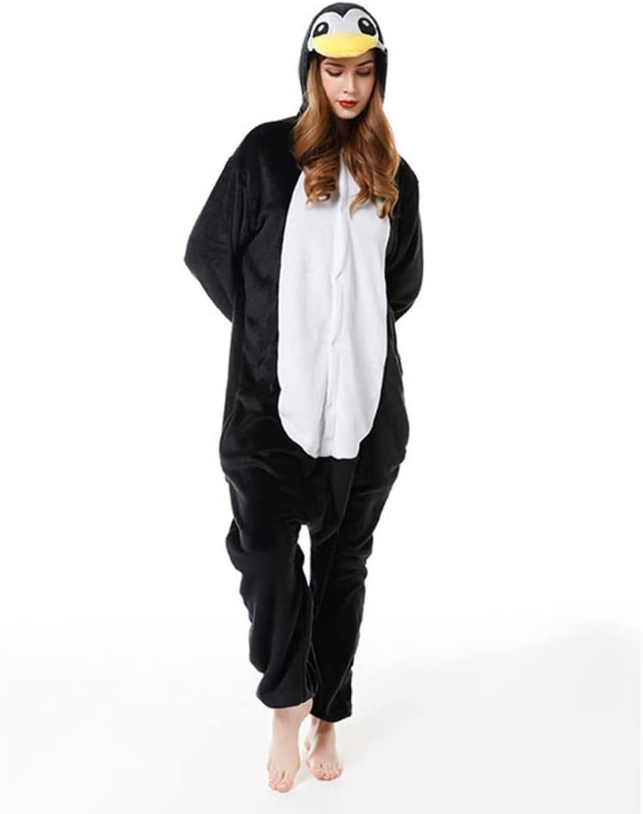 Animal Onesie Pajamas Kigirumi for Women Men Adult Unisex Sleepwear Halloween Cosplay Costume One-piece Jumpsuit