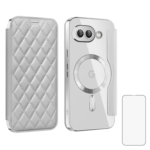 �yREHOOF�zgoogle pixel9a �P�[�X �蒠�^ magsafe�Ή� �`�F�b�N�� �w�� ���� pixel 9A �}�O�Z�[�t �J�[�h���[ �P�[�X ���C�����X�[�d�Ή� �J�[�h���� PU�v ���U�[ Pixel 9a �X�}�z�P�[�X ������� �y�� ����