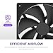 F120P - 120mm Static Pressure Fans - Single Pack - Black