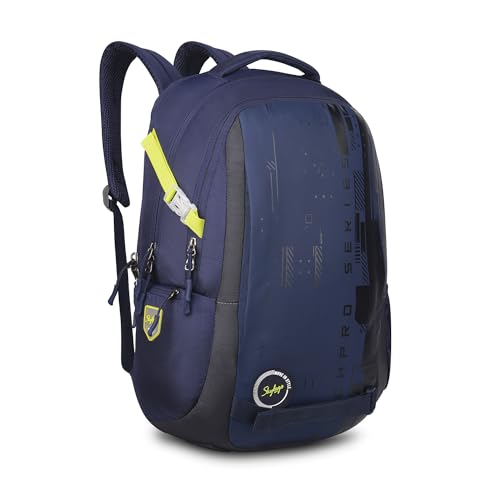 Image of Skybags Unisex Network Nxt 02 28L (E) Premium Polyester Adjustable Straps Laptop Backpack Navy