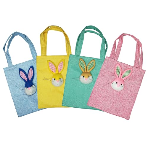 Sac à bonbons lapin enfants lot de pochettes cadeaux réutilisables