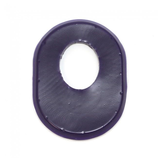 Image of Gel Oval Shaped Callus Pads, (2 gel Self Sticking, ReUsable Callus Cushions per pack) by Atlas Biomechanics