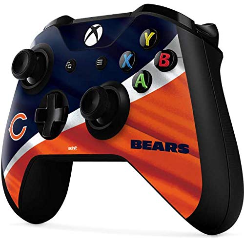 Skinit Decal Gaming Skin Compatible with Xbox One X Controller - Officially Licensed NFL Chicago Bears Design