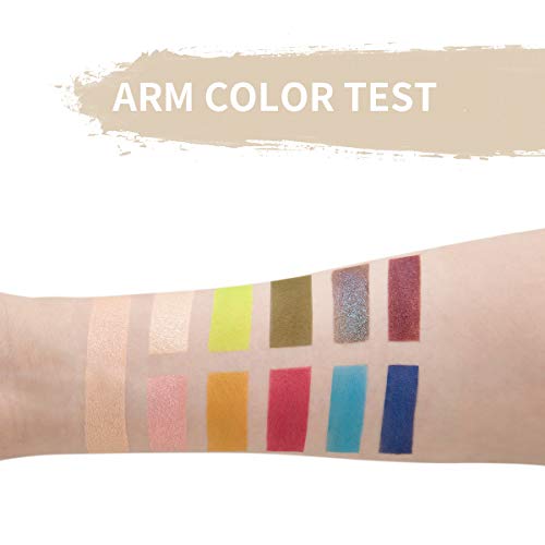 Milletpepper Eye Shadow Palette, Long Lasting Eyeshadows Palette, Professional Highly Pigmented Eyeshadow Pallet, 11 Shades, Matte, Pearlescent, Metallic, Sequin, Shade: Pink | #11-2 Edm #TOP5