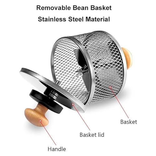 Machine de cuisson rouleaux et torréfacteur de grains de café de 300 g pour maison - 6