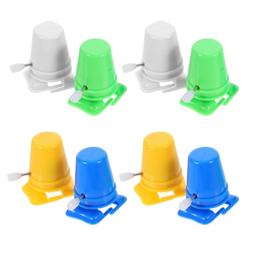 ADOFUN 8個ゼンマイロボット 手作り用おも アクセサリー プラスチックムーブメント 用交換パーツ おもちゃ製作や修理に