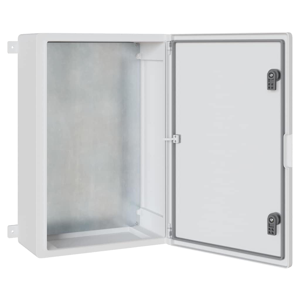 vidaXL Steuerungsschrank Grau 47 x 20 x 50 cm ABS Kunststoff, Moderner Werkstatt-Schrank, robuste Werkzeuglagerung, minimalistischer Organizer für drinnen und draußen, grau