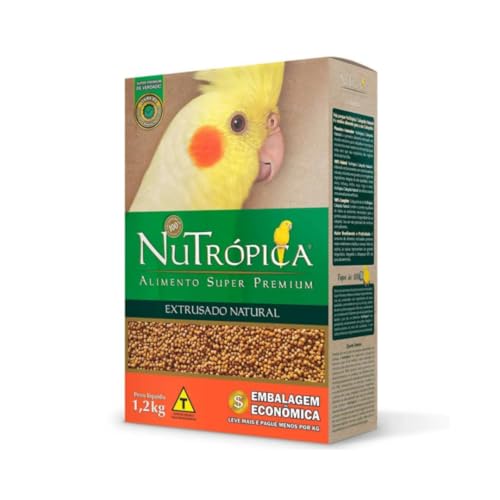 Ração Para Calopsita Extrusado Natural 1,2kg Nutrópica