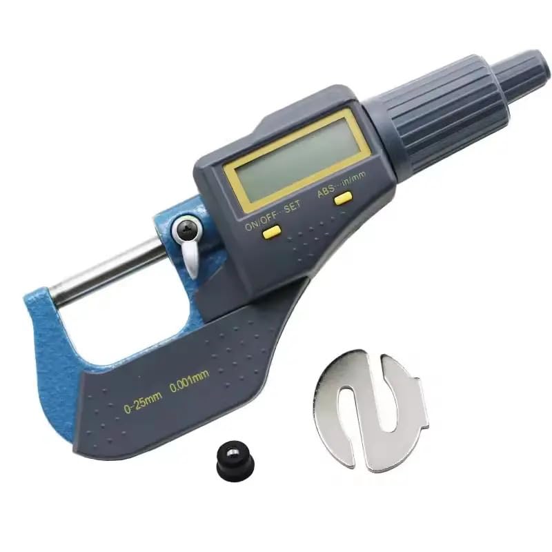 Image of SKADIOO Precision Measuring Tool Set - Stainless Steel Digital Vernier Caliper 6 Inch & Digital Micrometer 0-25mm | LCD Display, High Accuracy for Machinist, Engineering, DIY Use.