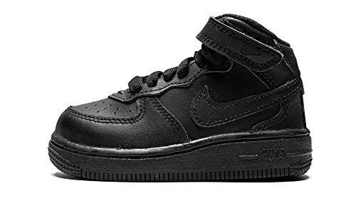 Nike Mixte bébé Force 1 Mid (TD) Chaussures de Sport, Noir, 18.5 EU