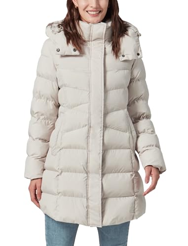 Women's Winter Warm Long Puffer Jacket Detachable Hood Quilted Thicken Coats